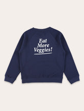 Felpa a girocollo blu con logo di Sporty & Rich Kids -  | Spazio Pritelli