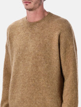 Ami Paris alpaca blend crew neck sweater -  | Spazio Pritelli