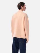 Ami Paris wool polo sweater with Ami de Coeur logo -  | Spazio Pritelli
