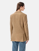 Ralph Lauren Eli slim basket-weave tweed jacket -  | Spazio Pritelli