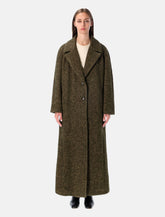 Emporio Armani New York bouclé wool coat -  | Spazio Pritelli