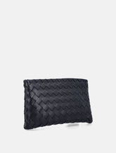 Bottega Veneta Intrecciato Small Flat Pouch in Nappa -  | Spazio Pritelli