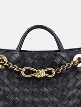 Bottega Veneta Small Andiamo Intrecciato Chain Bag -  | Spazio Pritelli