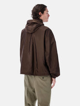 Prada Re-Nylon reversible jacket in brown and grey -  | Spazio Pritelli