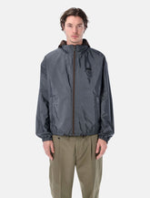 Prada Re-Nylon reversible jacket in brown and grey -  | Spazio Pritelli
