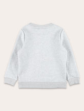 Grey cotton crewneck Lacoste Kids sweatshirt -  | Spazio Pritelli