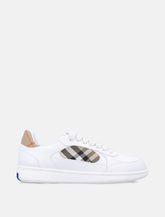 Burberry London Leather and Check Terrace Sneakers -  | Spazio Pritelli