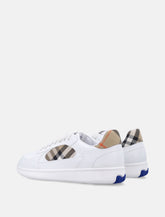 Burberry London Leather and Check Terrace Sneakers -  | Spazio Pritelli