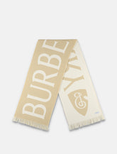 Burberry London Two-Tone Logo Wool Scarf -  | Spazio Pritelli