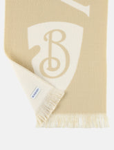Burberry London Two-Tone Logo Wool Scarf -  | Spazio Pritelli