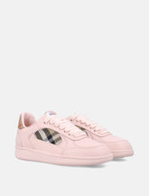 Burberry London Leather and Check Terrace Women’s Sneakers -  | Spazio Pritelli