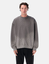 Marine Serre Faded Moon fleece relaxed sweatshirt with all-over print -  | Spazio Pritelli