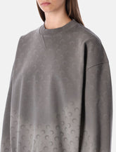 Marine Serre Faded Moon fleece relaxed sweatshirt with all-over print -  | Spazio Pritelli