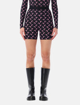 Shorts biker in jersey con stampa Moon di Marine Serre -  | Spazio Pritelli