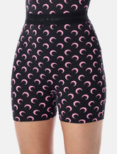 Shorts biker in jersey con stampa Moon di Marine Serre -  | Spazio Pritelli