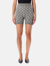 Marine Serre Moon Jacquard High-Waisted Shorts -  | Spazio Pritelli