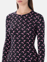 Marine Serre Moon printed jersey long sleeve crewneck top -  | Spazio Pritelli