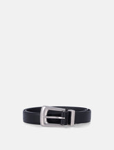 Saint Laurent Folk Smooth Leather Belt -  | Spazio Pritelli