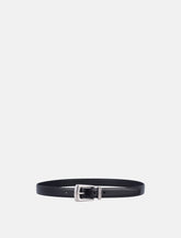 Saint Laurent Folk Smooth Leather Belt -  | Spazio Pritelli