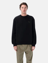 Prada technical cotton black sweatshirt -  | Spazio Pritelli