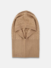 Max Mara Cashmere Cable-Knit Balaclava -  | Spazio Pritelli