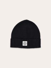 Stone Island Junior Beanie with Compass Logo -  | Spazio Pritelli