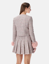 Giacca in bouclé con polsini in eco pelliccia di Self-Portrait -  | Spazio Pritelli