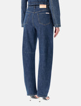 Jeans a gamba barrel in denim a vita alta di Self-Portrait -  | Spazio Pritelli