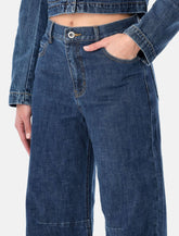 Jeans a gamba barrel in denim a vita alta di Self-Portrait -  | Spazio Pritelli