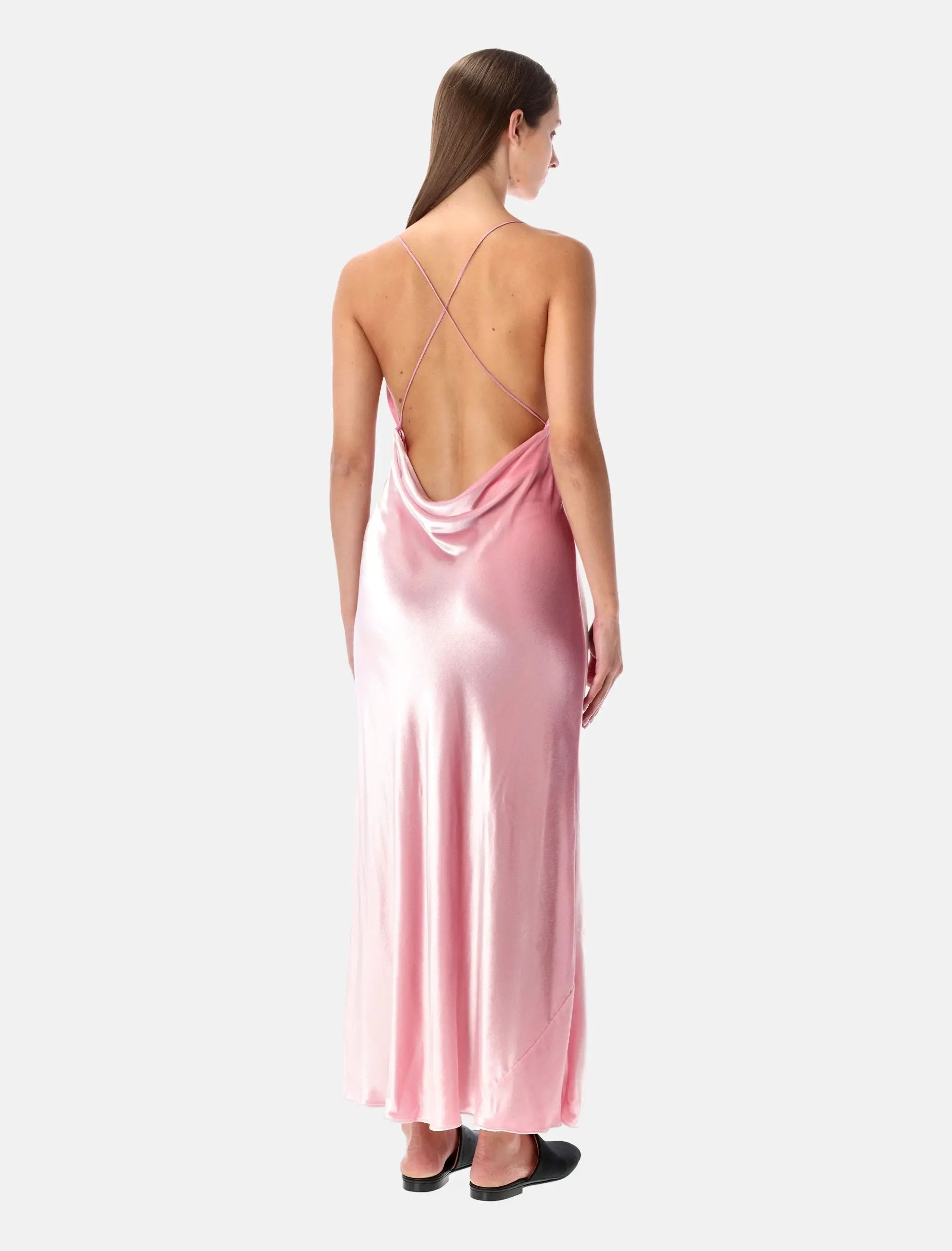 Alberta Ferretti pink velvet slip dress | Spazio Pritelli Alberta Ferretti pink velvet slip dress | Spazio Pritelli