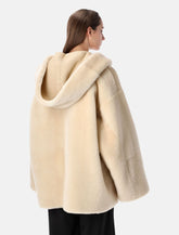 Giacca reversibile in Shearling con cappuccio Alberta Ferretti -  | Spazio Pritelli