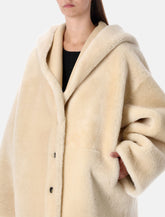 Giacca reversibile in Shearling con cappuccio Alberta Ferretti -  | Spazio Pritelli