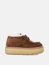 Prada suede Chukka boots with shearling lining -  | Spazio Pritelli