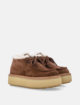 Prada suede Chukka boots with shearling lining -  | Spazio Pritelli