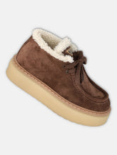 Prada suede Chukka boots with shearling lining -  | Spazio Pritelli