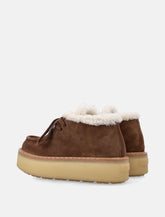 Prada suede Chukka boots with shearling lining -  | Spazio Pritelli