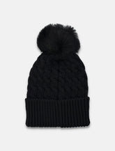 Moncler Grenoble Wool Beanie with Shearling Pom-Pom -  | Spazio Pritelli
