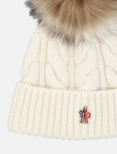 Wool and cashmere beanie with Pom Pom Moncler Grenoble -  | Spazio Pritelli