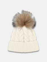Wool and cashmere beanie with Pom Pom Moncler Grenoble -  | Spazio Pritelli