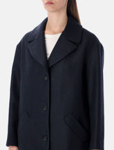 Cappotto Ninon in lana blu navy di A.P.C. -  | Spazio Pritelli