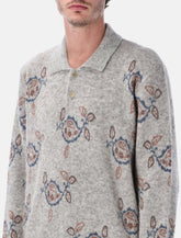 Maglione polo Maya in misto alpaca con motivo di Corridor -  | Spazio Pritelli