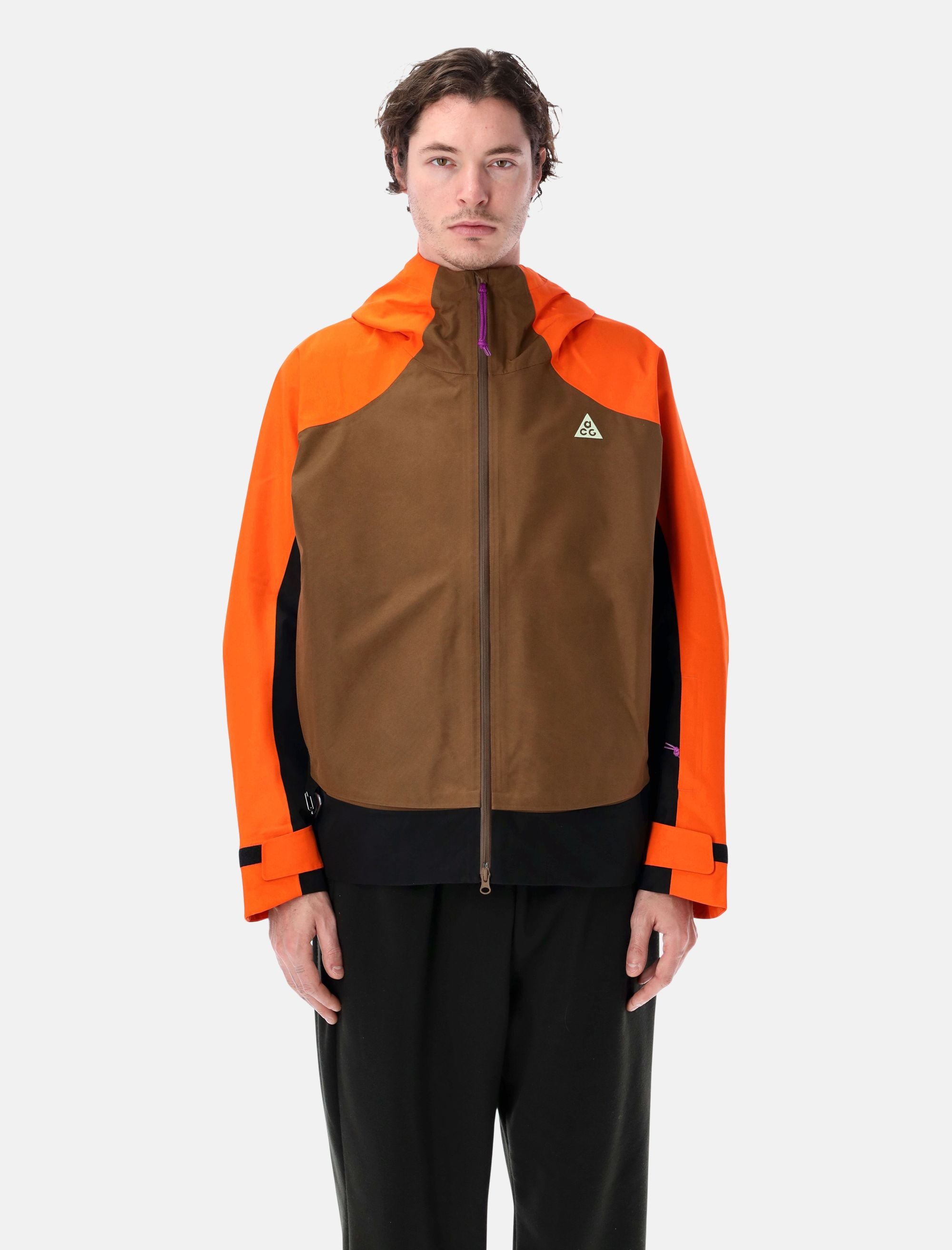 Nike ACG Hooded jacket Orange×Dark Gray Nike ACG All Conditions Gear Storm-Fit Parka Coat Size XL Storm