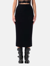 Dolce & Gabbana black wool pencil skirt -  | Spazio Pritelli