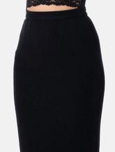 Dolce & Gabbana black wool pencil skirt -  | Spazio Pritelli