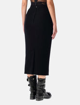 Dolce & Gabbana black wool pencil skirt -  | Spazio Pritelli