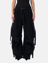 Dolce & Gabbana black waxed faille cargo trousers -  | Spazio Pritelli