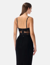 Dolce & Gabbana black lace and satin bra top -  | Spazio Pritelli