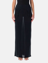 Jean Paul Gaultier long sheer skirt with lingerie details -  | Spazio Pritelli