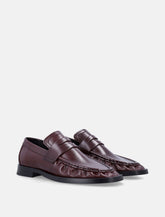 Miista Zita Bordeaux Leather Loafers -  | Spazio Pritelli