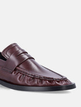 Miista Zita Bordeaux Leather Loafers -  | Spazio Pritelli